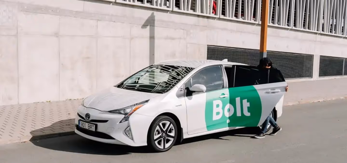 Bolt vehicle in Dubai
