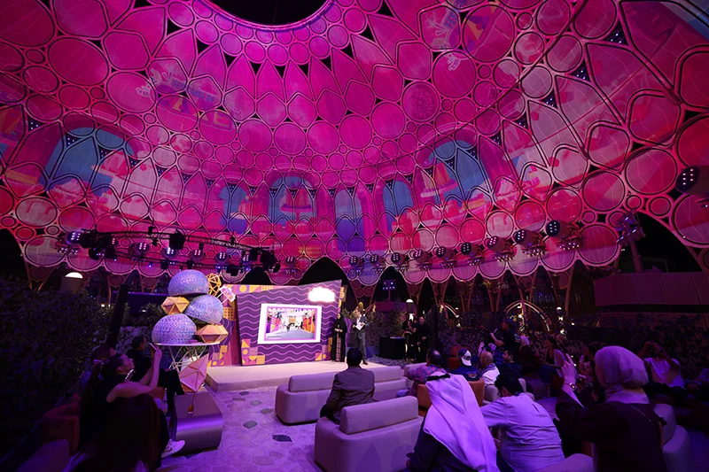 Creator covering an Expo City Dubai season event