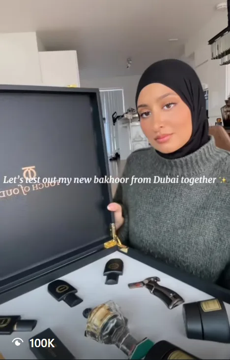 Touch of Oud creator reel, 100K views